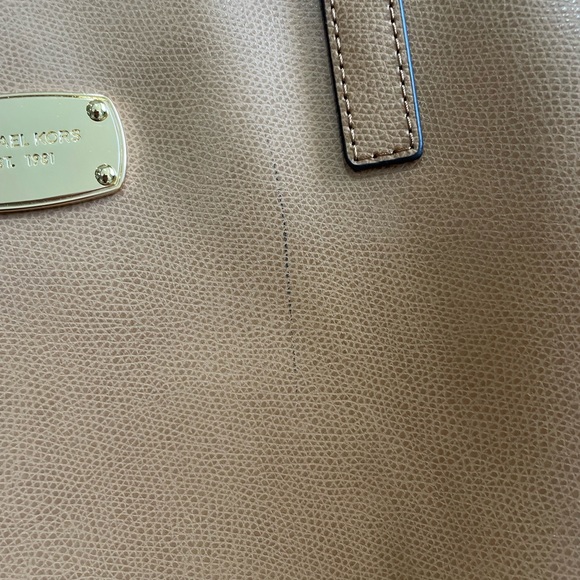 Michael Kors brown leather tote shoulder bag large - Picture 16 of 16